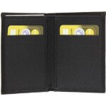 Porte cartes de credit cuir modele sawsan noire