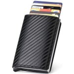 Porte carte crdit rfid carte de crdit carbon fiber etui de carte de visite automatique pop - up pour ...