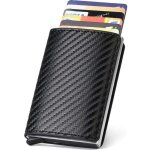 Porte carte crdit rfid carte de crdit carbon fiber etui de carte de visite automatique pop - up pour ...