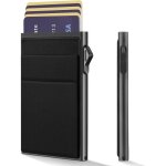 Porte - cartes pop - up pour homme protection rfid - portefeuille m�tallique en aluminium avec poche ...