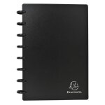 Porte - cartes de visite - exacompta - a5 - noir - 120 cartes max - pochettes dtachables
