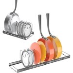 Porte casserole ustensiles cuisine accessoires rangement couvercle placard couvercle accroche ustensiles ...