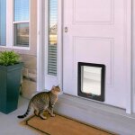 Porte de chat en plastique (28 * 24. 5 * 5. 5cm)