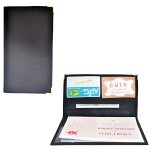 Porte - chquier - cuir - noir - 1 chquier - 2 cartes - mixte