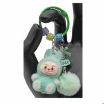 Porte cl�s 3d s�rie la - bu - bu 4 cm vert avec pompon cadeaux id�al anniversaire no�l saint valentin ...