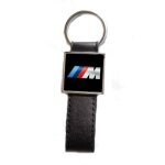 Porte - cl�s acier - simili cuir classic - bmw - m