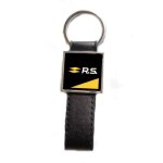 Porte - cl�s acier - simili cuir classic - renault rs 2018 noir