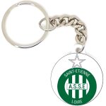 Porte cl badge asse saint etienne les verts football personnalis collection