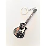 Porte - cls en bois peint en forme de guitare de johnny hallyday