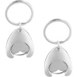 Porte - cls pour caddie - mtal - 2 pices - lger - durable - multiple usages