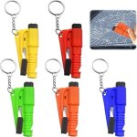 Porte - clés durgence - loriginal - 5 pièces - outil 3 en 1 - coupe - ceinture - brise - vitre Porte - clés durgence - loriginal - 5 pièces - outil 3 en 1 - coupe - ceinture - brise - vitre