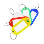 Porte - clés - etiquettes pour porte - clés - plusieurs couleurs - 8 pièces Porte - clés - etiquettes pour porte - clés - plusieurs couleurs - 8 pièces