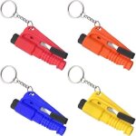 Porte - cl�s de s�curit� - multifonction 3 en 1 - brise - vitre coupe - ceinture sifflet - 4 couleurs ...