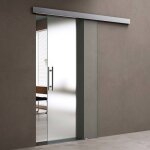 Porte coulissante int�rieur 90x205cm doporro amalfi ts14 - 900sc avec amortisseur verre de s�curit� opaque ...