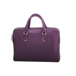 Porte - document - g�rard h�non - twist 16280 - cuir de vachette - violet - zipp�e