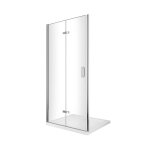 Porte de douche 6 mm pliante pour installation en niche - 78 - 815