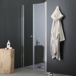 Porte de douche anti - panique de 70 cm avec ouverture battante saloon