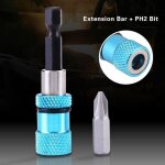 Porte - embout embout de tournevis de foret �lectrique barre magn�tique dextension de support 60mm en ...