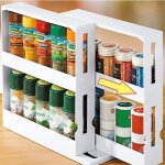 Porte - pices 2 niveaux porte - pices rotatif cuisine placard tagre de rangement tagre  pices ...