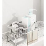 Porte eponge de cuisineinoxydable 304 egouttoir epongerangement evier supportbrosse �ponge organiseur ...