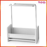 Porte - �ponge pour �vier - akozon - universel - pp & acier inoxydable - sans per�age - drainage efficace ...