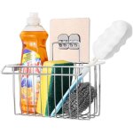 Porte - �ponge - panier de rangement - verre - montage facile - pour cuisine