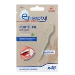 Porte - fil dentaire - efiseptyl - À partir de paille de blé - goût menthe - facile à insérer - sachet ... Porte - fil dentaire - efiseptyl - À partir de paille de blé - goût menthe - facile à insérer - sachet ...