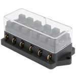 Porte - fusible de voiture bloc de fusible de lame durable pour 12v - 24v automotive marine Porte - fusible de voiture bloc de fusible de lame durable pour 12v - 24v automotive marine