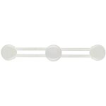 Porte - manteau - cime - 3 têtes - laqué blanc - longueur 465 cm - Ø 65 mm Porte - manteau - cime - 3 têtes - laqué blanc - longueur 465 cm - Ø 65 mm