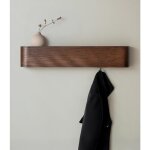 Porte - manteau mural en bois - virex� - design moderne - crochets cach�s - placage bois massif - ch�ne ...