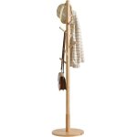 Porte manteau sur pieds en bois pour v�tements 8 crochets 172 x 38 x 38 cm pour entr�e couloir ou chambre ...