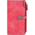 Porte monnaie femme en cuir pu xjydncg longue portefeuille femme porte feuille pour femme - rouge