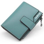 Porte monnaie femme en cuir pu xjydncg petit portefeuille femme porte feuille pour femme court - vert ...