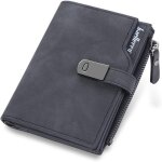 Porte monnaie femme en cuir pu xjydncg portefeuille femme porte feuille pour femme court - noir