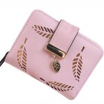 Porte - monnaie en forme de feuille pour femmes - funmoon - short rose - synth�tique - zipp�e