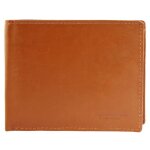 Porte - monnaie homme - excellanc - ginar - cuir v�ritable - marron - format horizontal