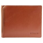 Porte - monnaie homme - excellanc - ihab - cuir vache marron - format horizontal - 6 emplacements cartes ...