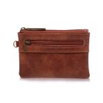 Isotoner porte - monnaie protection rfid anti - piratage de carte camel homme