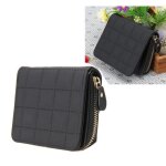 Porte - monnaie - vintage - noir - femme - pu - compact et pratique