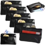 Porte - monnaie - xxx5 - cuir souple - 2 emplacements zipp�s - mixte - noir