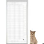 Porte moustiquaire anti - fugue pour chats filet de protection � fermeture �clair accessoires pour animaux ...