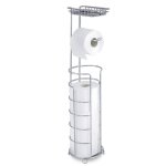 Porte - papier wc deblanch avec support mobile et rservoir