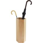 Porte parapluie en bois naturel 20 x 175 x 50 cm