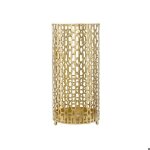 Porte parapluie en m�tal dor� oblin 22. 5 x 47. 5 cm