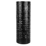 Porte - parapluie rond antirouille �l�gant motif cuivre creux poubelle en m�tal pour entr�e de maison ...