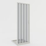 Porte paroi de douche en plastique pvc 140 cm h 185 cm mod. giglio avec ouverture latérale Porte paroi de douche en plastique pvc 140 cm h 185 cm mod. giglio avec ouverture latérale