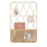 Porte photo lindsay 60x37cm or - atmosphera createur dinterieur