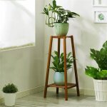 Porte plante - bambou - etagère à fleurs - 32x32x75cm - intérieur - léger et robuste Porte plante - bambou - etagère à fleurs - 32x32x75cm - intérieur - léger et robuste