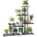 Porte plante fer forgé Étagère plante avec 8 tablettes support pot de fleurs noir pour balcon jardin ... Porte plante fer forgé Étagère plante avec 8 tablettes support pot de fleurs noir pour balcon jardin ...