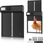 Porte de poulailler automatique porte automatique poulailler avec ip45 �tanche anti - clip trappe poulailler ...